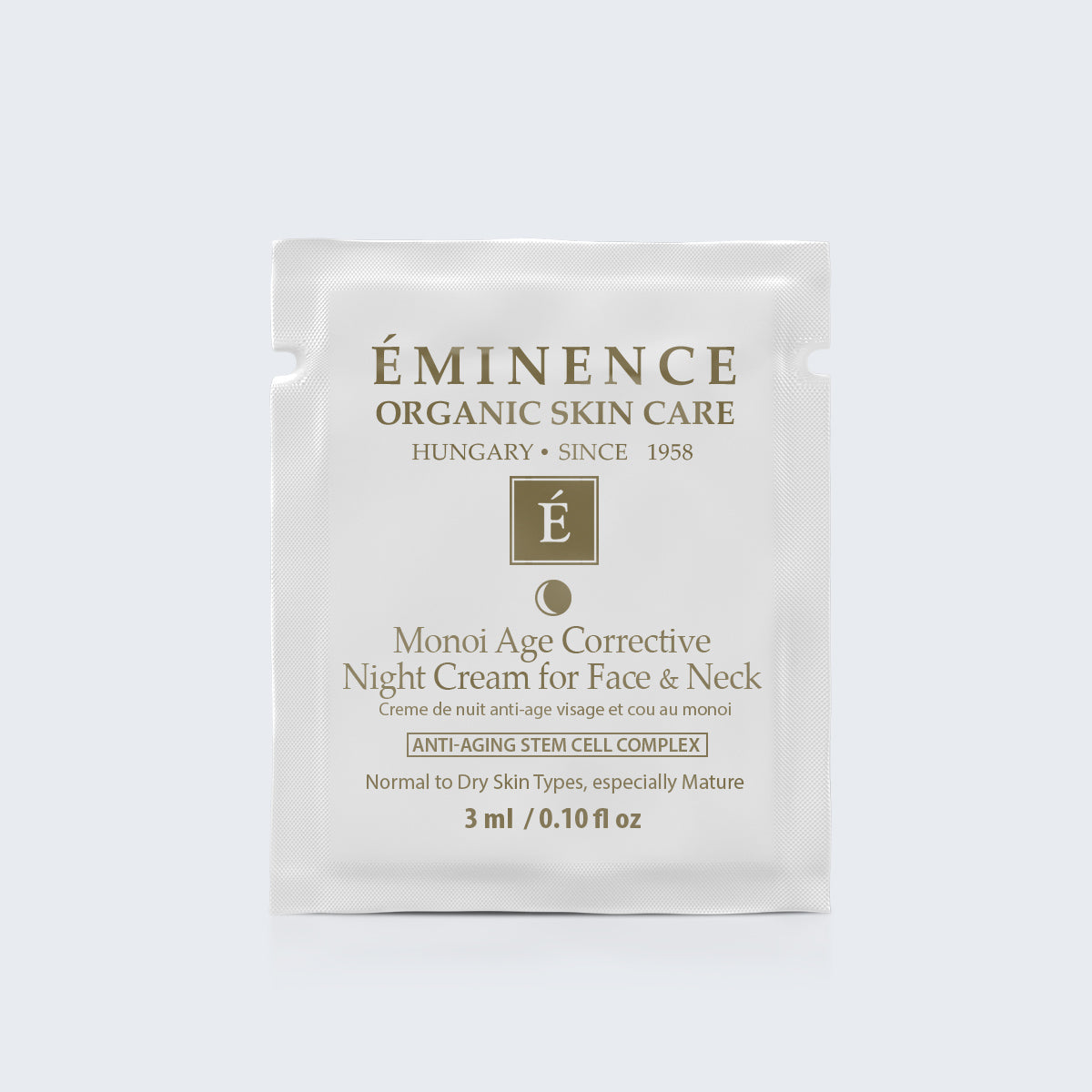 Eminence Organics Monoi Age Corrective Night Cream for Face & Neck Card Sample - Medaid International