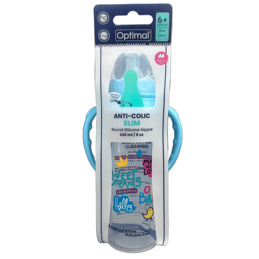 Anti-Colic Slim Bottle With Handles 6M+ - Medaid International