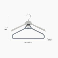 Joseph Joseph Orderly™ Set of 2 Ecru Long Garment Hangers - Medaid International