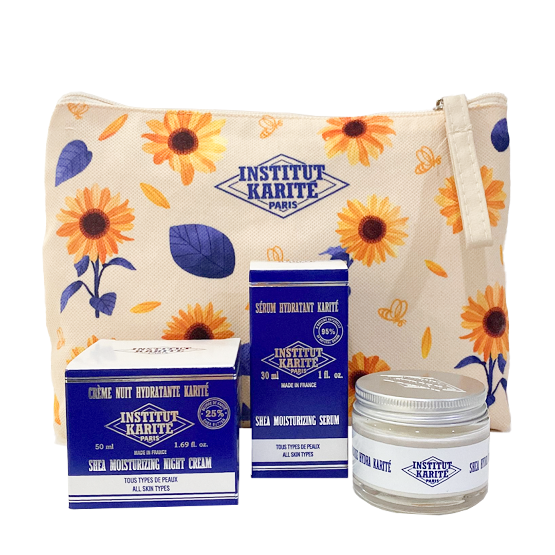 Shea Moisturizing Serum - All Skin Types 30 mL - Milk Cream + Shea Day Lotion + Shea Radiance Mask 50 mL - Milk Cream GIFT - Medaid International