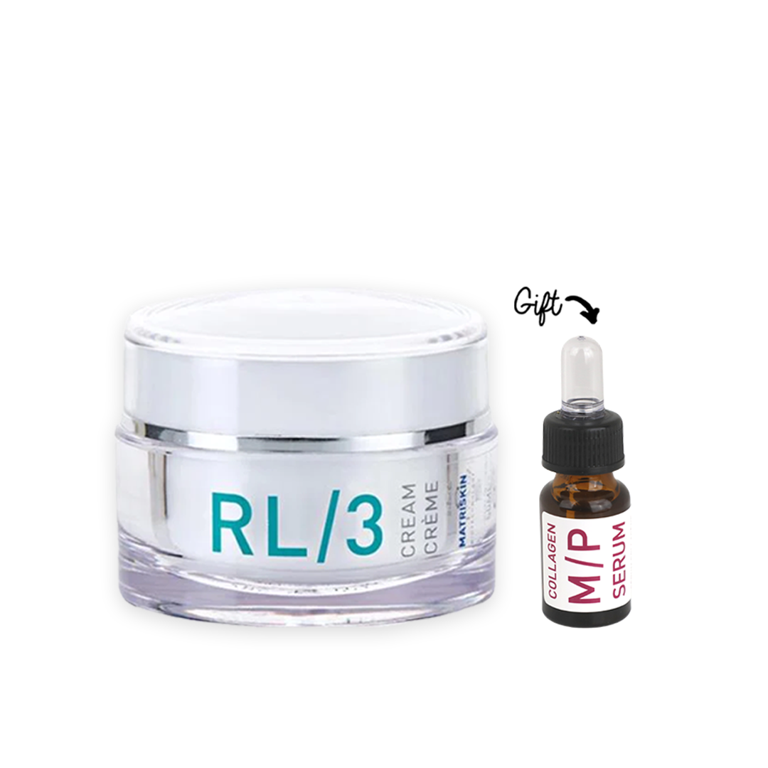 RL/3 Cream 50ML + Collagen M/P Serum 7.5ML (Gift) - Medaid
