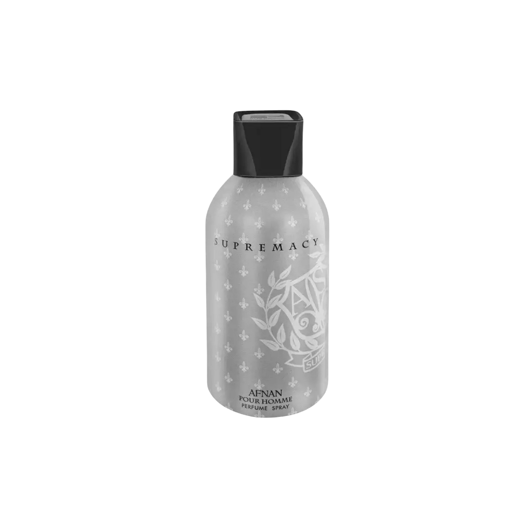 Afnan Supremacy Silver Spray For Men 250ml - Medaid International
