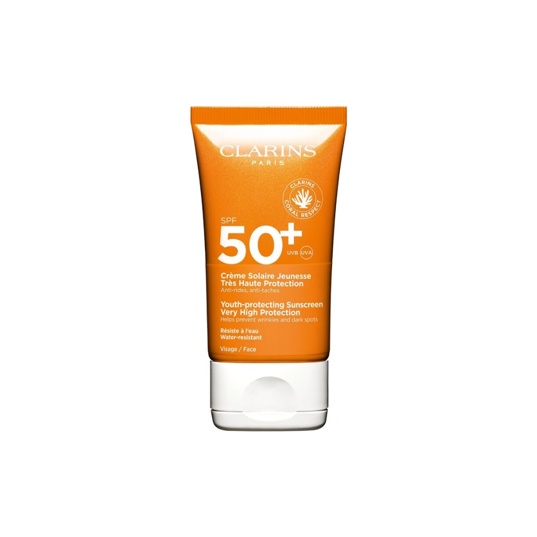 Clarins High Protection Youth Sun Cream for Face Spf50 - Medaid