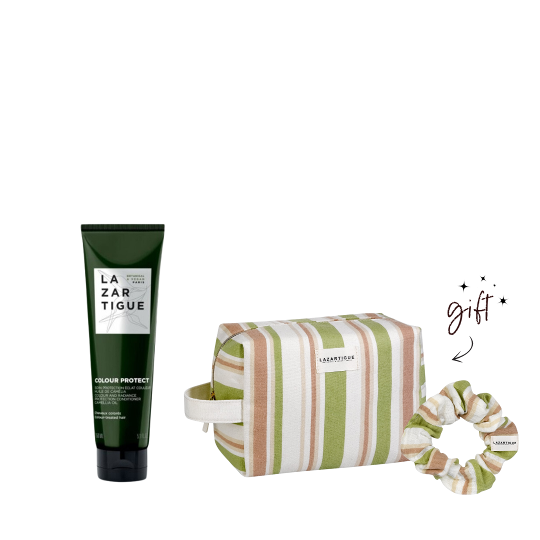 Lazartigue Colour Protect Conditioner Bundle + Free Toiletry Bag + Free Scrunchie - Medaid International