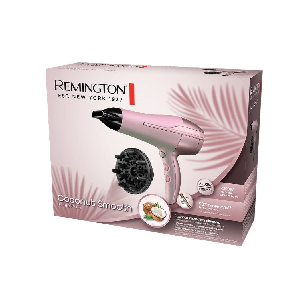 Remington Coconut Smooth Hairdryer D5901 - Medaid International