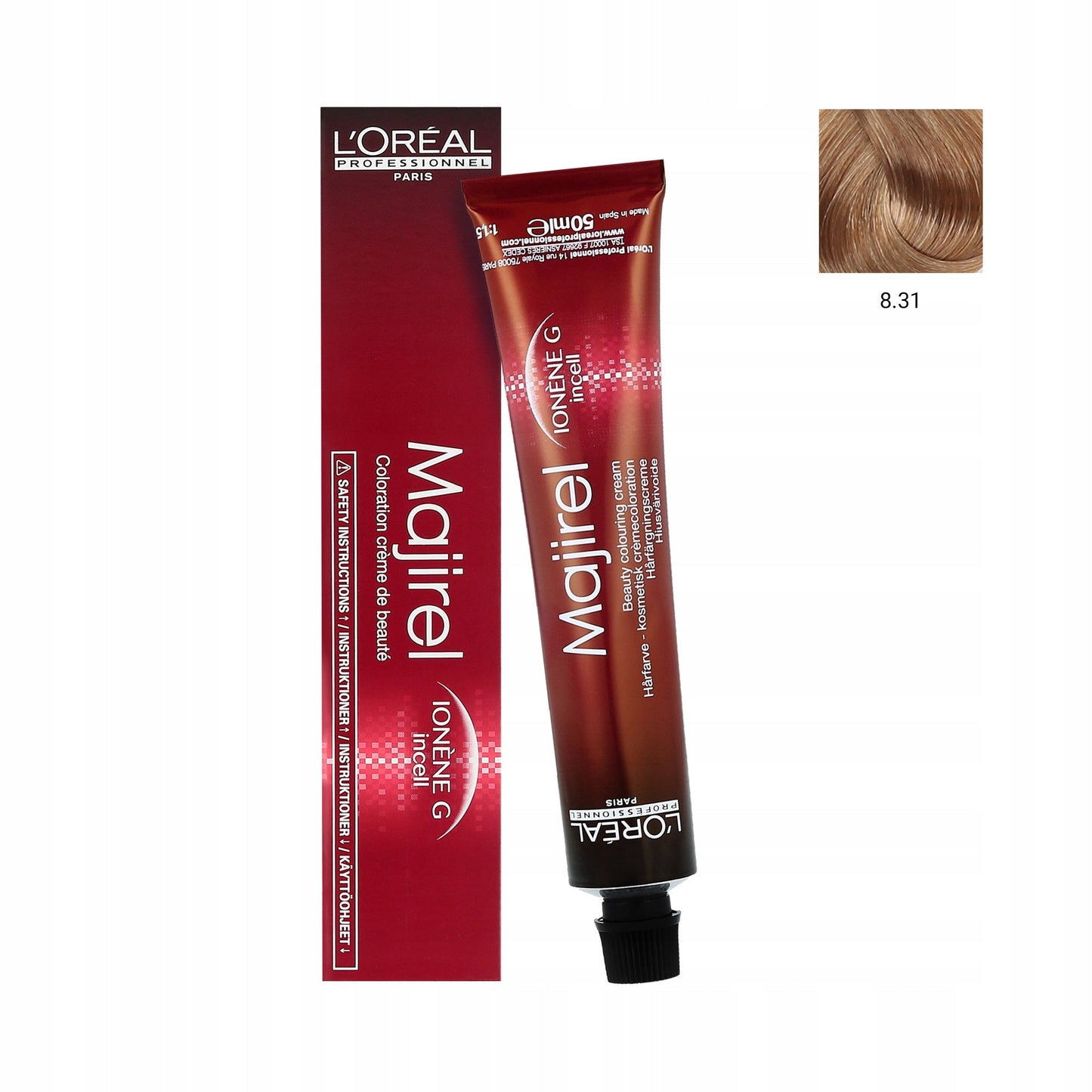 MAJIREL HAIR COLOR NO 8 31 - Medaid International