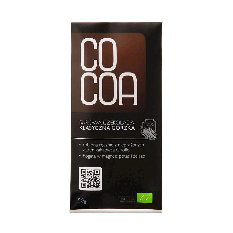 Cocoa Raw Chocolate Classic Bitter Eko 50g - Medaid International