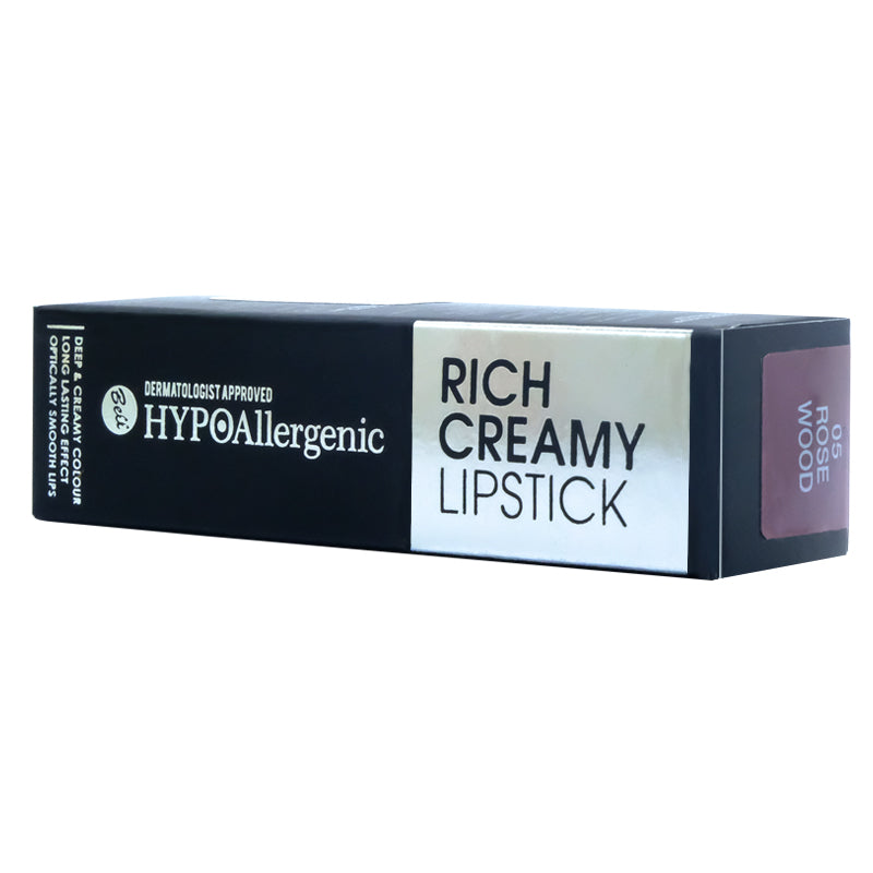 Bell Hypoaller Rich Cream Lipstick 05 Rose Wood - Medaid International