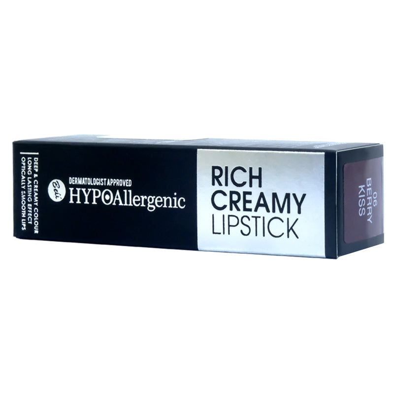 Bell Hypoaller Rich Cream Lipstick 06 Berry Kiss - Medaid International