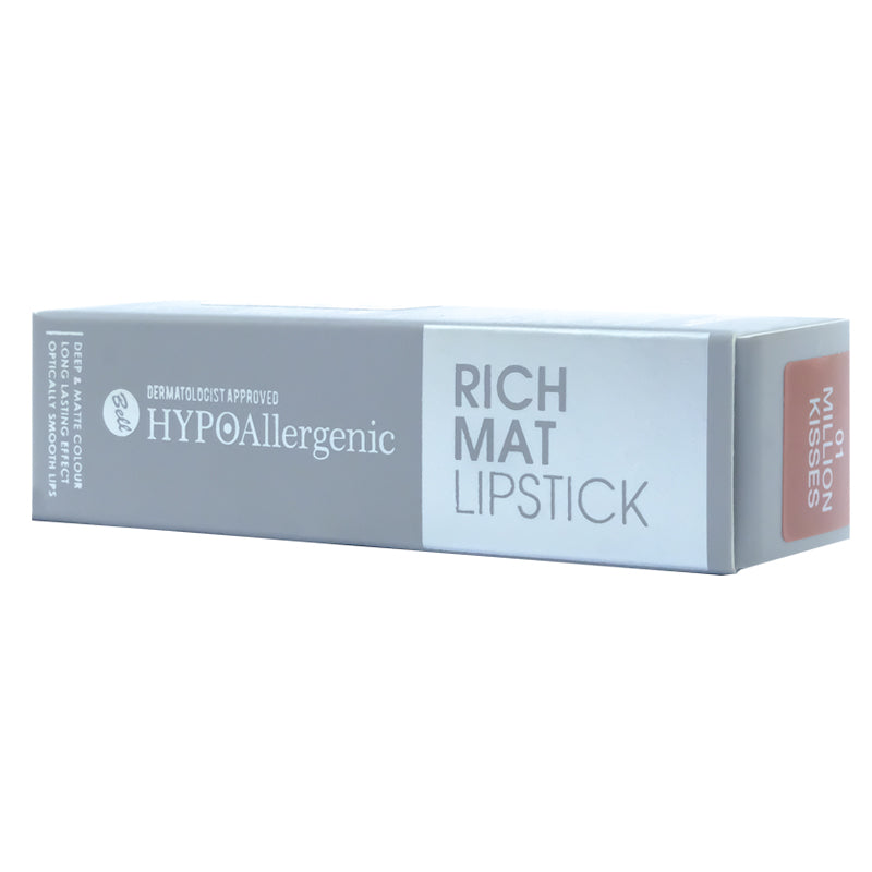 Bell Hypoaller Rich Mat Lipstick 01 Million Kisses - Medaid International