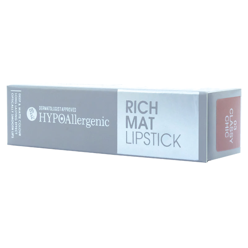 Bell Hypoaller Rich Mat Lipstick 03 Classy Chic - Medaid International