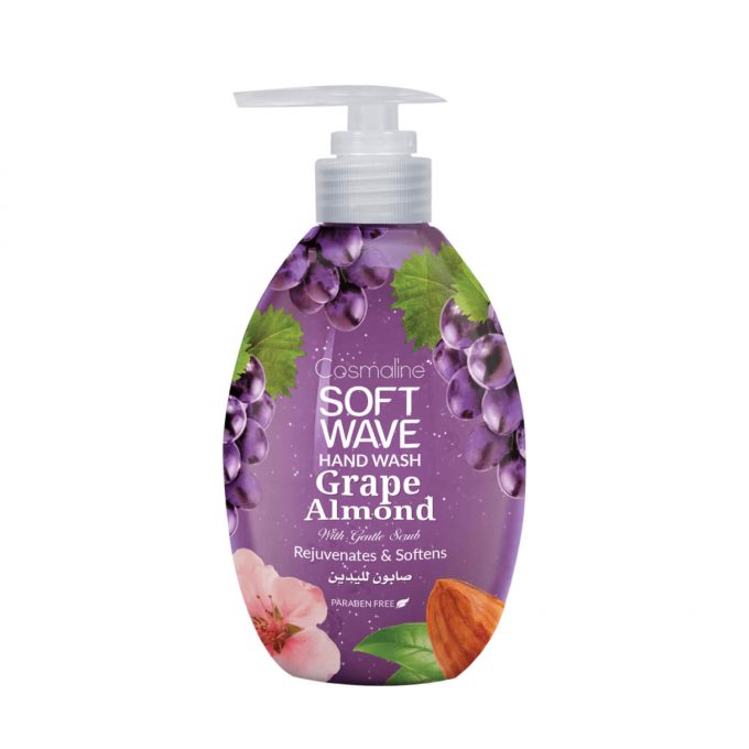 Soft Wave Liquid Soap Almond & Grapes 550ml - Medaid