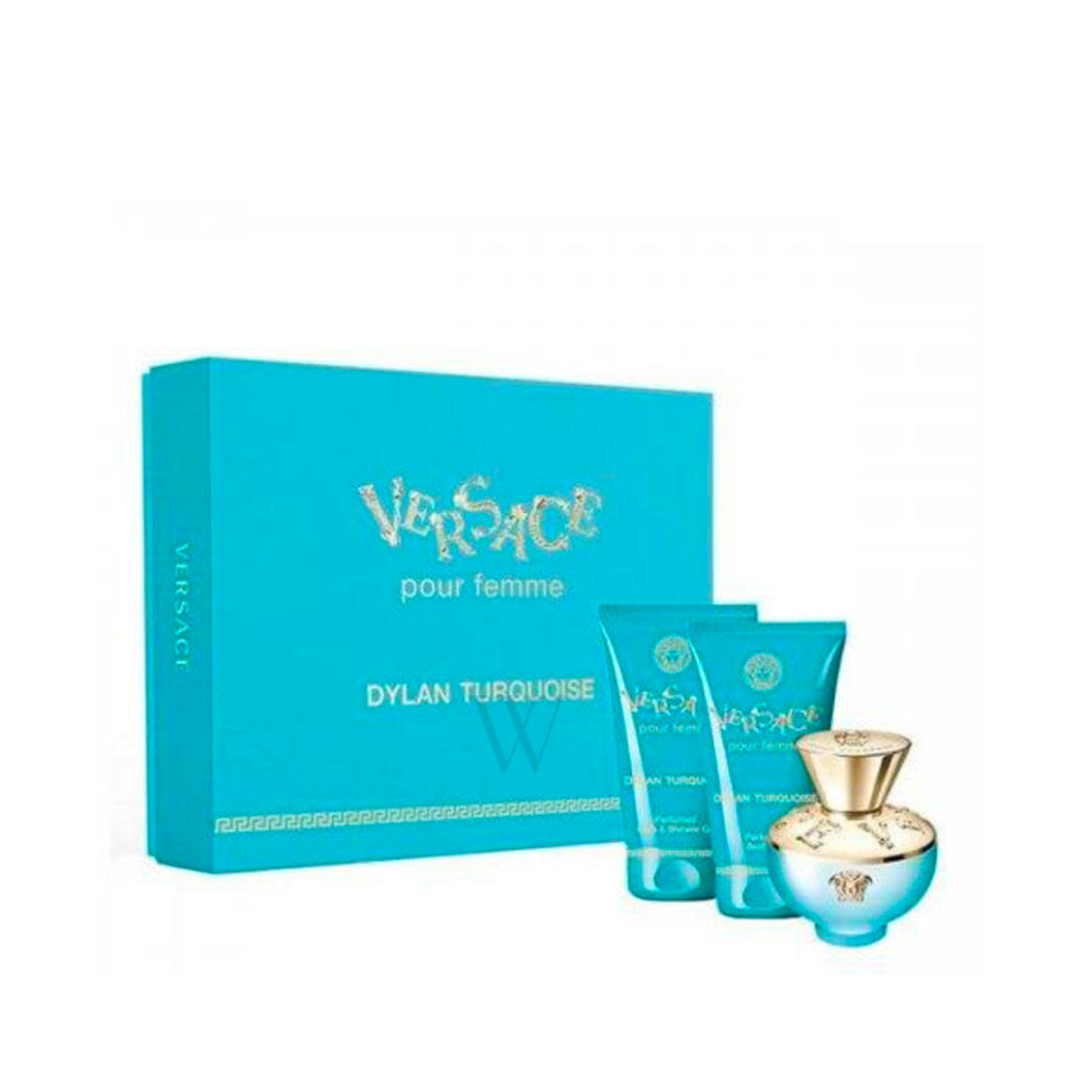 Versace Perfume - Ladies Dylan Turquoise Gift Set - Medaid