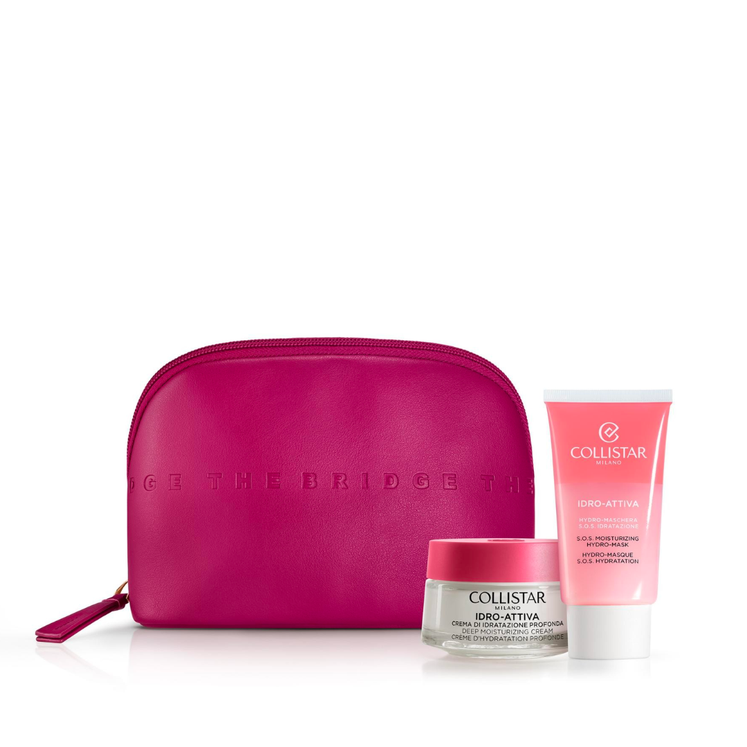 Collistar Hydro Active Moisturizing Cream + Hydro Mask Pouch Set - Medaid International