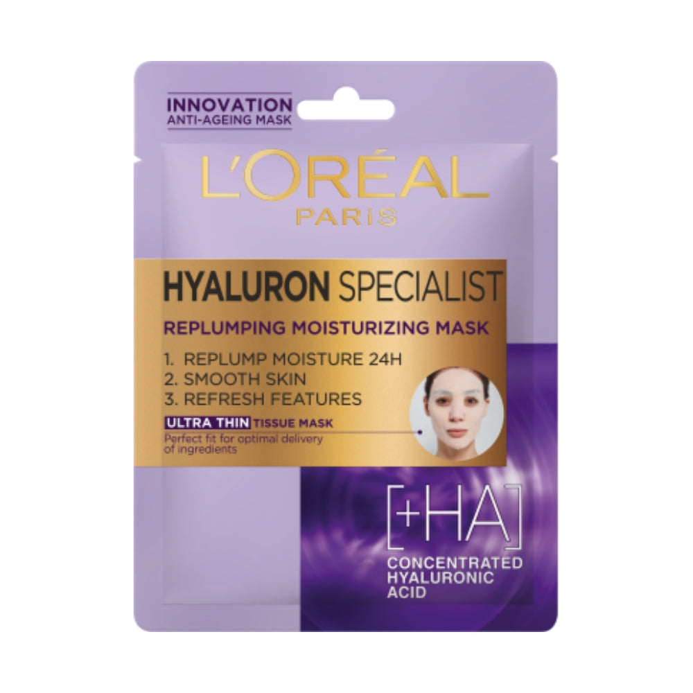 L'Oreal Hyaluron expert ultra thin tissue mask - Medaid