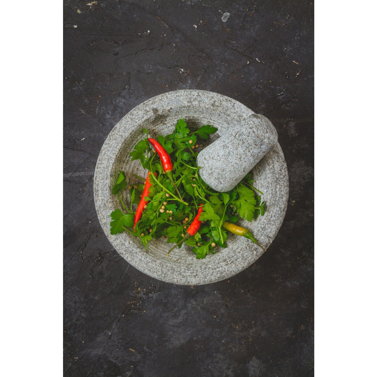 World of Flavours Granite Mortar and Pestle - Medaid International