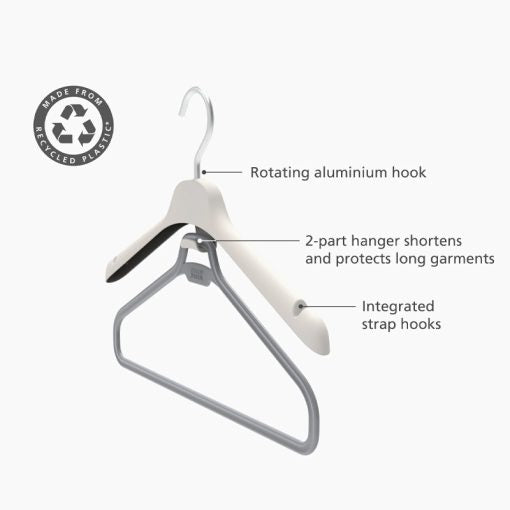 Joseph Joseph Orderly™ Set of 2 Ecru Long Garment Hangers - Medaid International