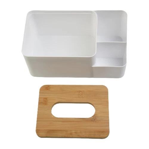 White Tissue Box – Multi-Function Plastic Napkin Holder & Organiser - Medaid International
