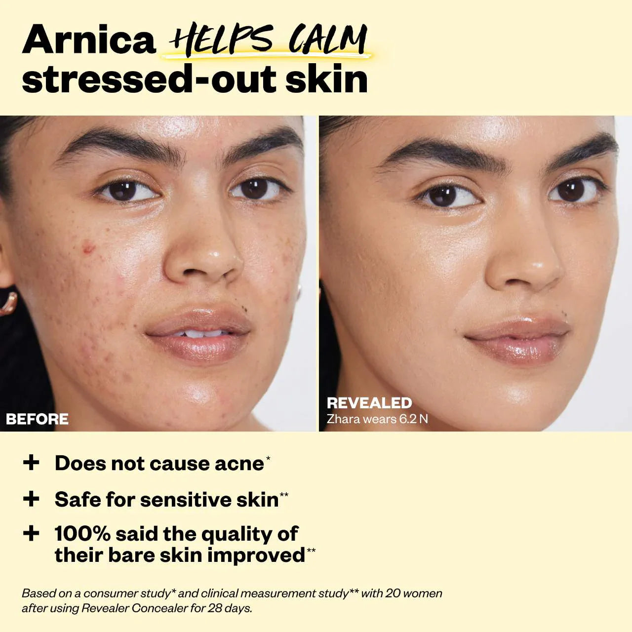 Kosas - Revealer Super Creamy + Brightening Concealer with Caffeine and Hyaluronic Acid - Medaid International