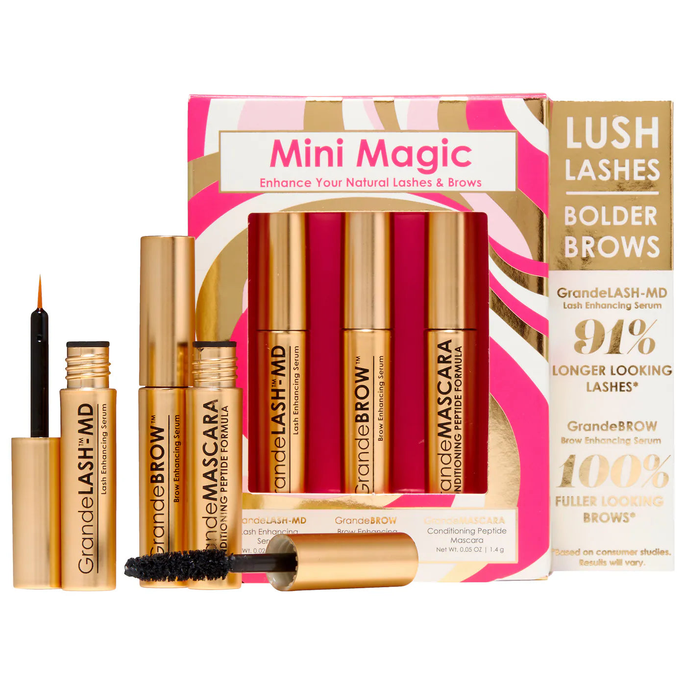 Grande Cosmetics - Mini Magic Lash and Brow Set - Medaid
