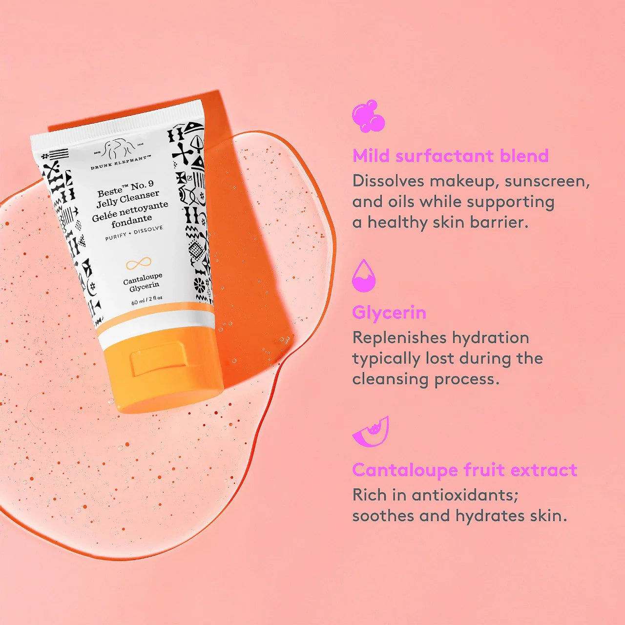 Drunk Elephant - Beste™ No. 9 Jelly Cleanser - Medaid International
