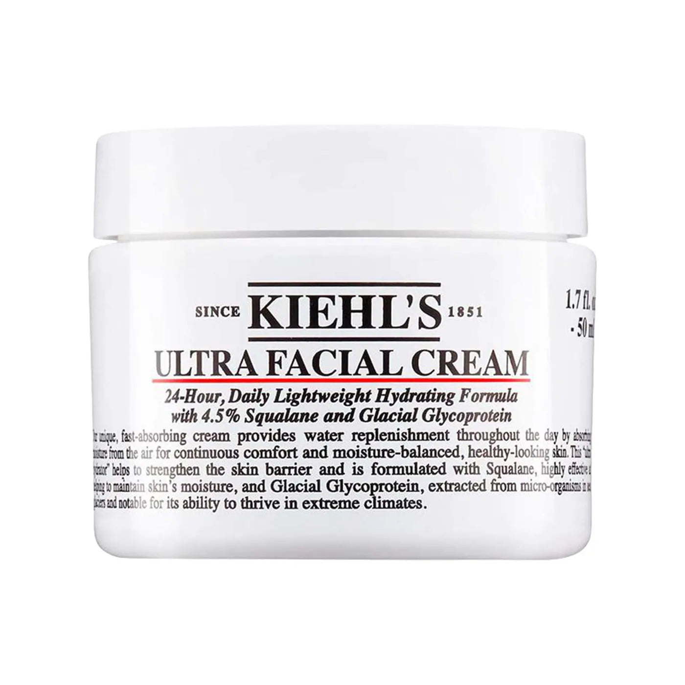 Kiehl's - Ultra Facial Refillable Moisturizing Cream with Squalane - Medaid International