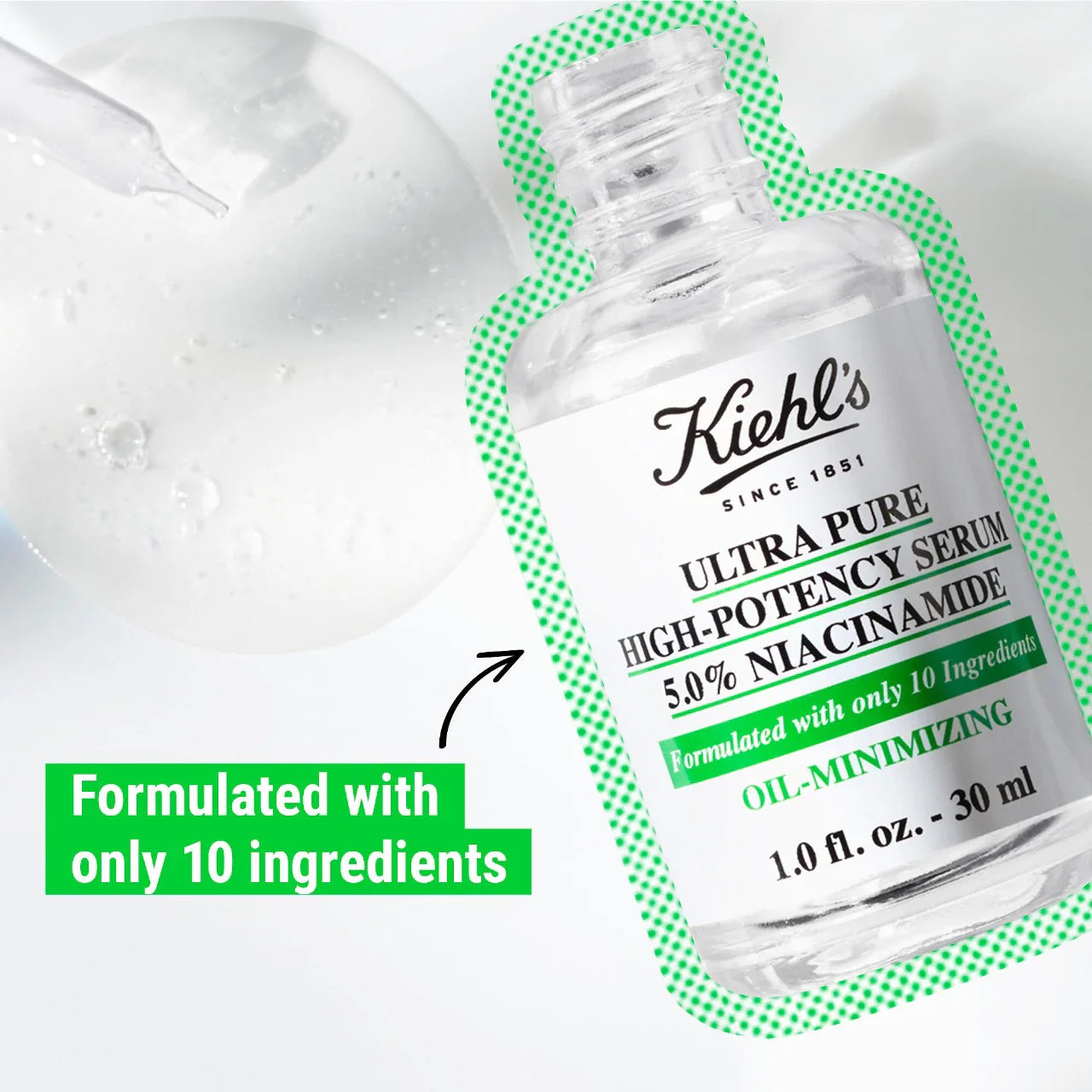 Kiehl's - Ultra Pure High-Potency 5.0% Niacinamide Serum | 30 mL - Medaid International