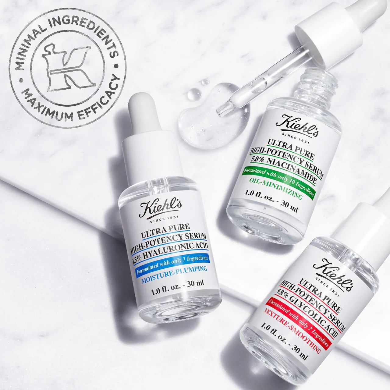Kiehl's - Ultra Pure High-Potency 9.8% Glycolic Acid Serum | 30 mL - Medaid International