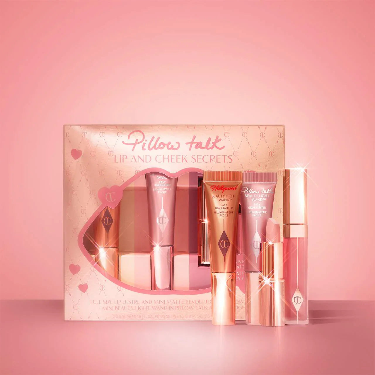 Charlotte Tilbury - Pillow Talk Lip and Cheek Secrets Set | New Limited Edition - Medaid