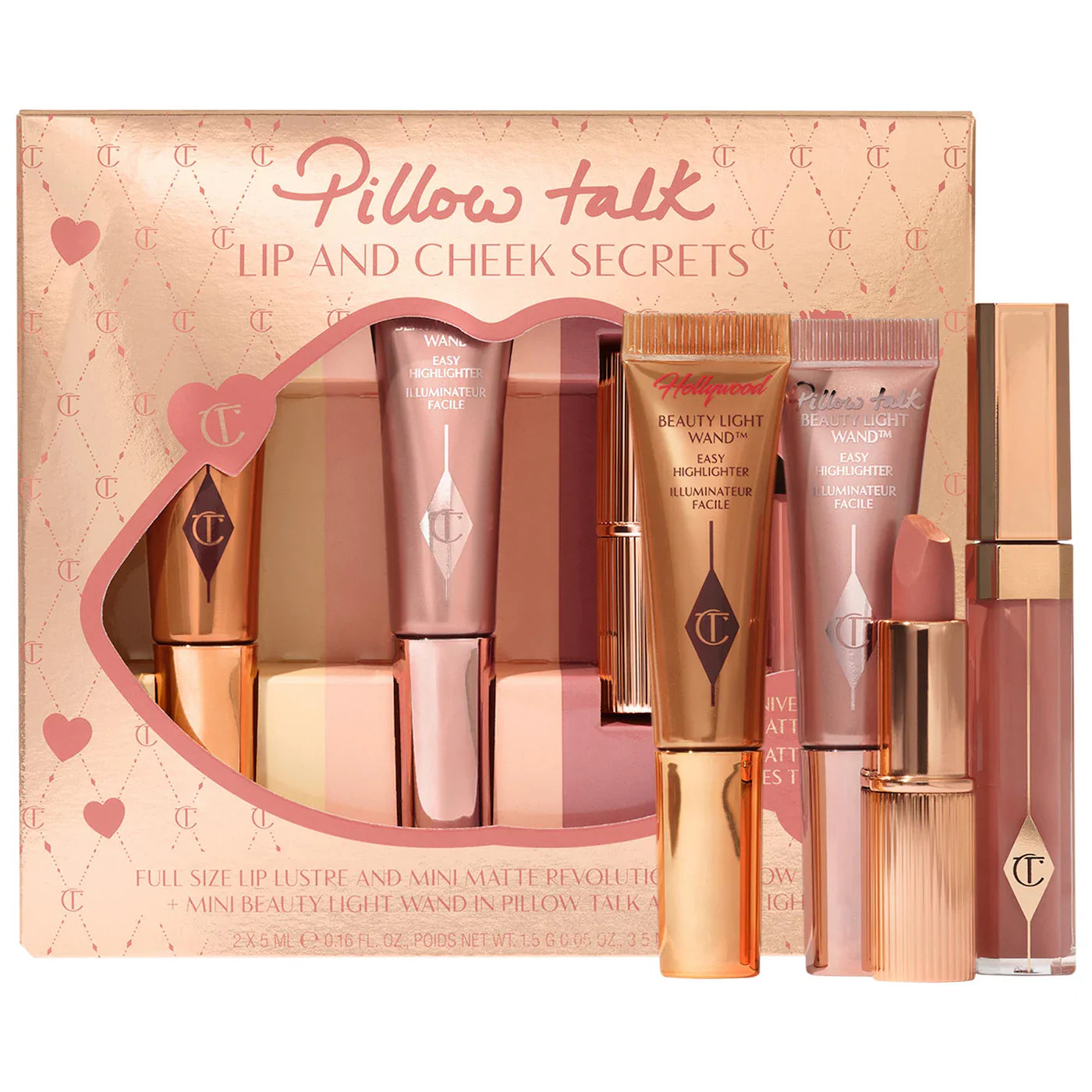 Charlotte Tilbury - Pillow Talk Lip and Cheek Secrets Set | New Limited Edition - Medaid