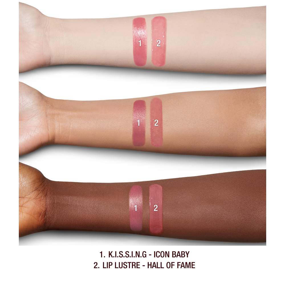 Charlotte Tilbury - K.I.S.S.I.N.G Lipstick and Lip Gloss Duos | Icon Baby - warm nude baby pink - Medaid International