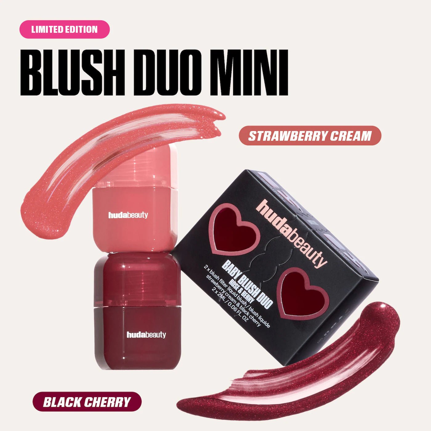 HUDA BEAUTY - Mini Baby Blush Duo Set - Medaid