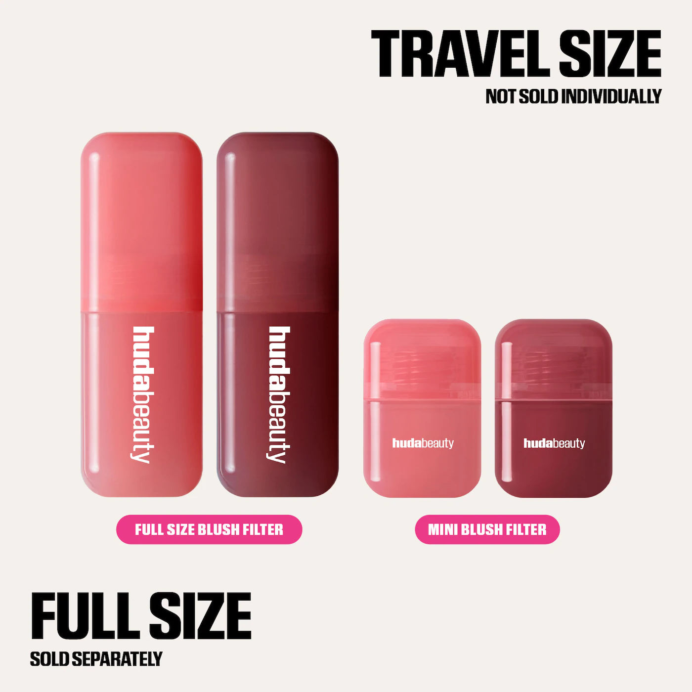 HUDA BEAUTY - Mini Baby Blush Duo Set - Medaid