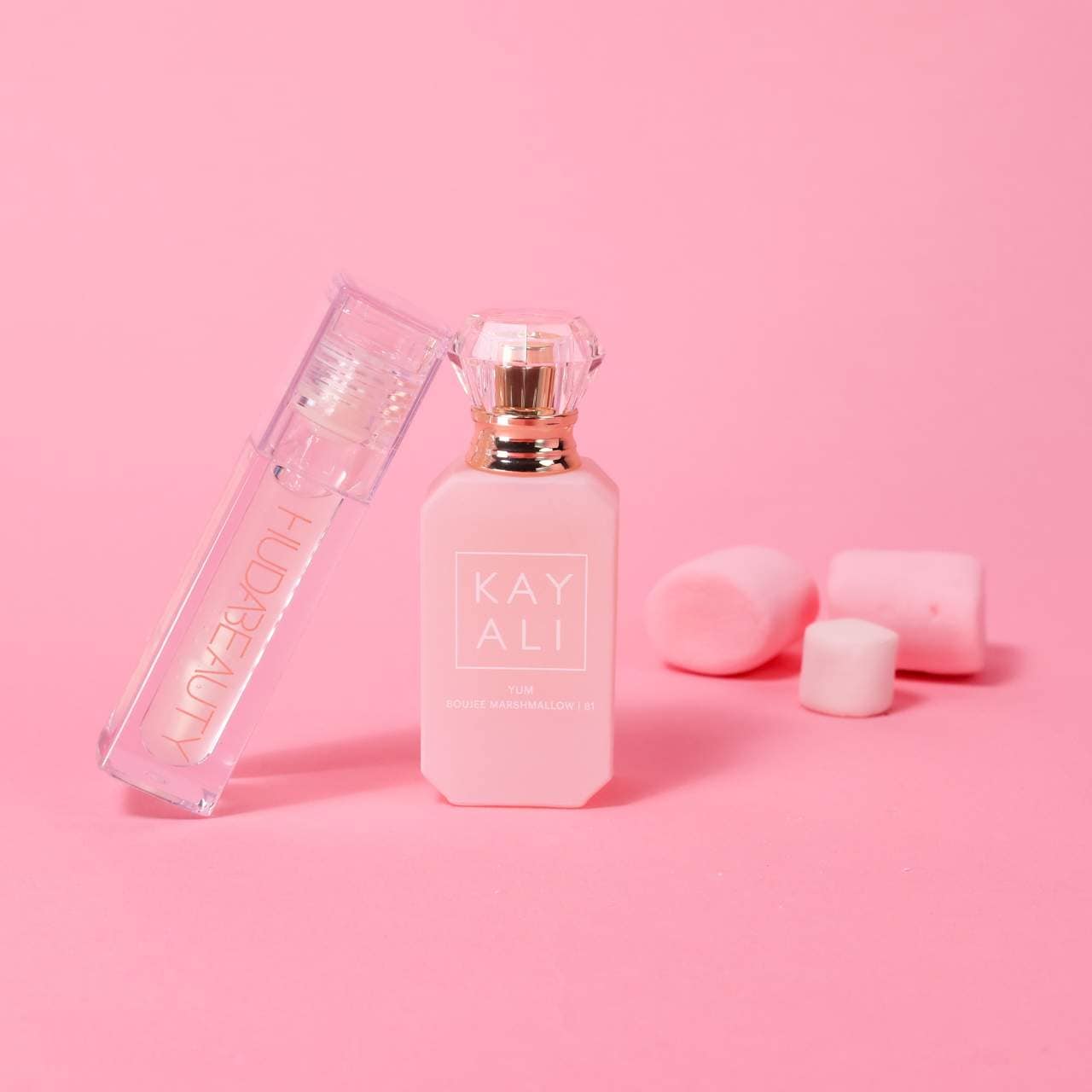 KAYALI - YUMMY KISS SET - Yum Marshmallow + Faux Filler Gloss Glassy - Medaid International