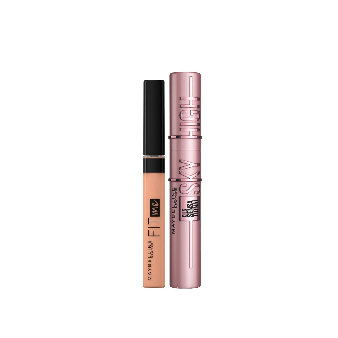 Maybelline Fit Me Concealer X Mascara Bundle with 15% OFF - Medaid International