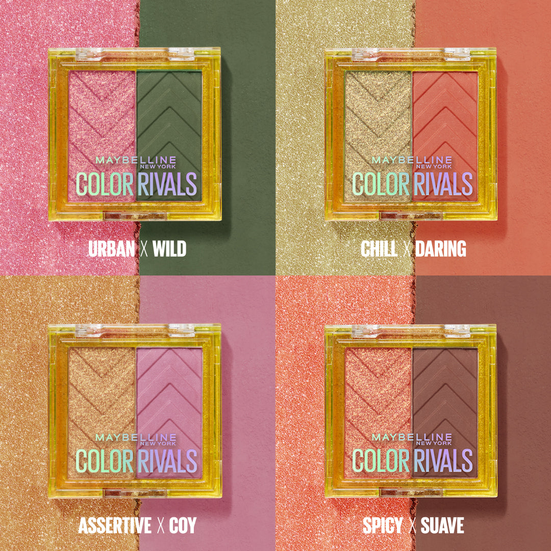 Maybelline Color Rivals Eyeshadow Palette Duo - Medaid