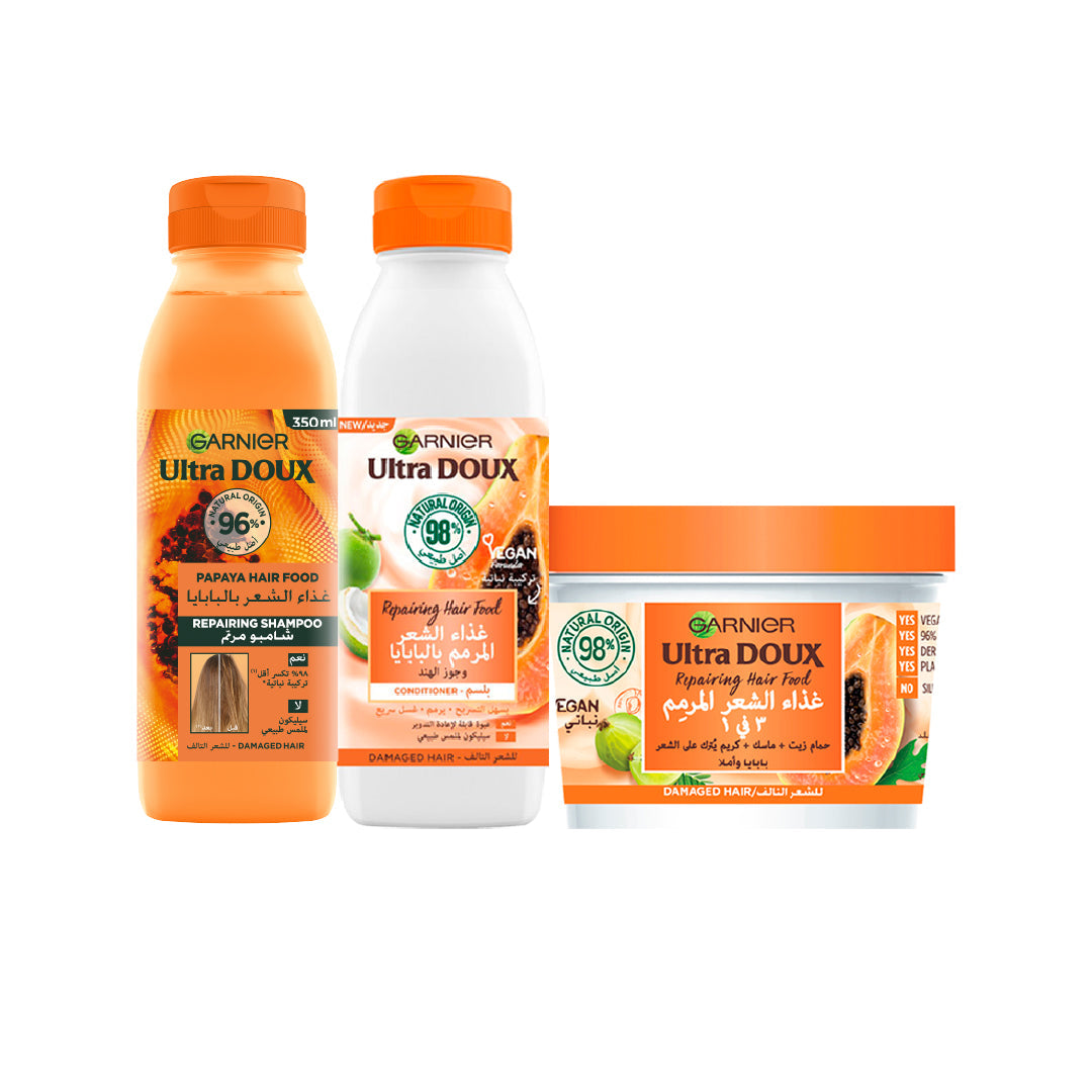 Garnier Hair Food Damaged Hair Bundle At 15% Off - Medaid