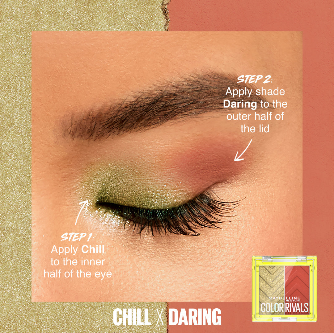 Maybelline Color Rivals Eyeshadow Palette Duo - Medaid
