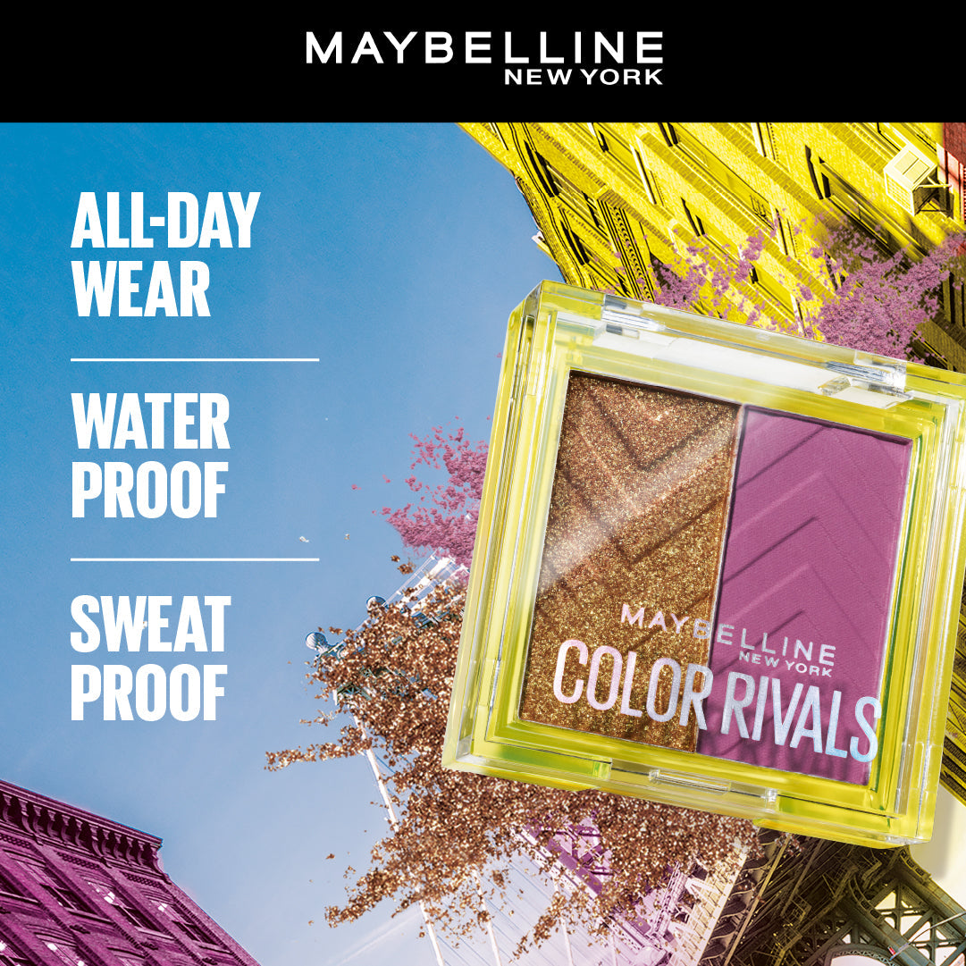 Maybelline Color Rivals Eyeshadow Palette Duo - Medaid