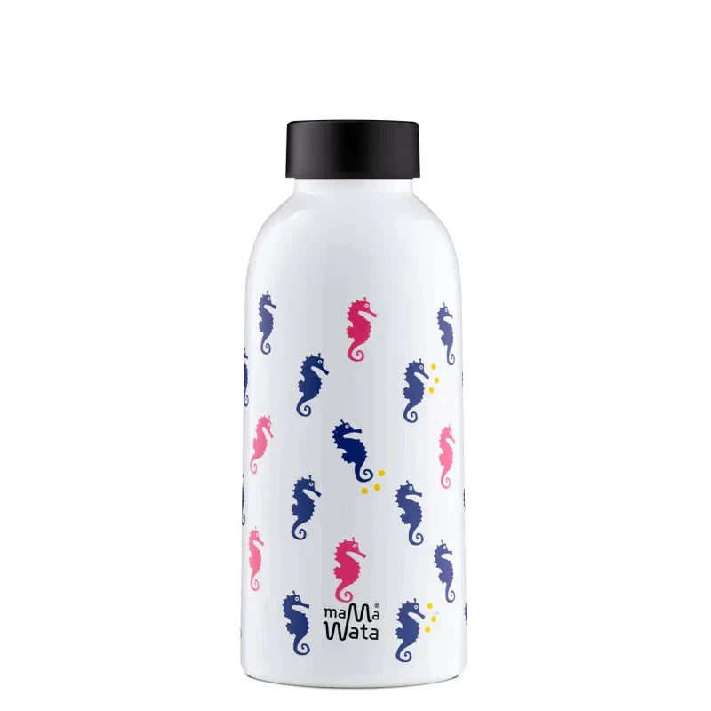 Insulated Stainless Steel Bottle, Sea Horse 470ml - Medaid International