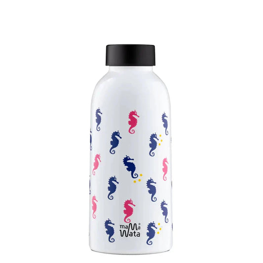 Insulated Stainless Steel Bottle, Sea Horse 470ml - Medaid International