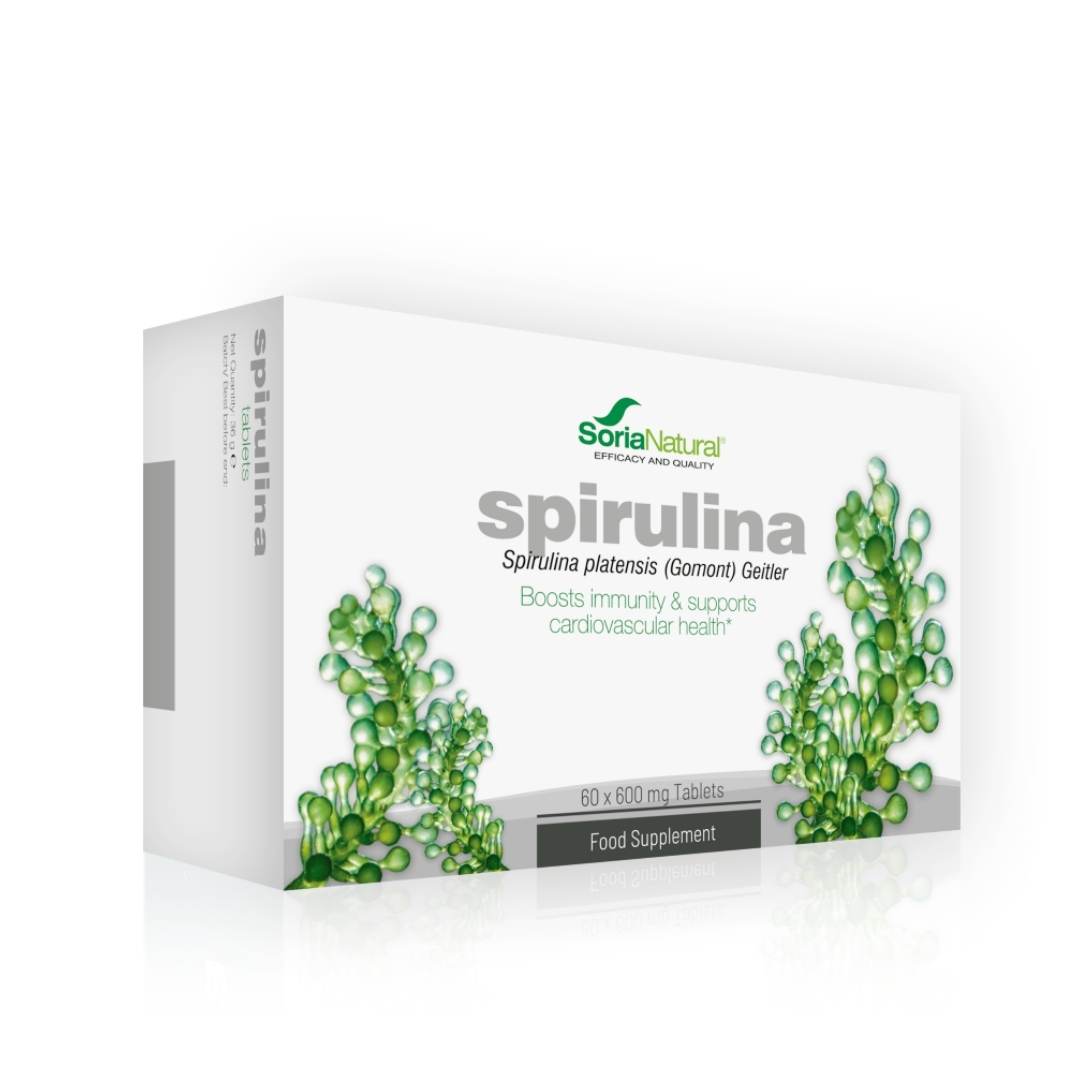Soria Natural Spirulina 60 Tablets - Medaid International