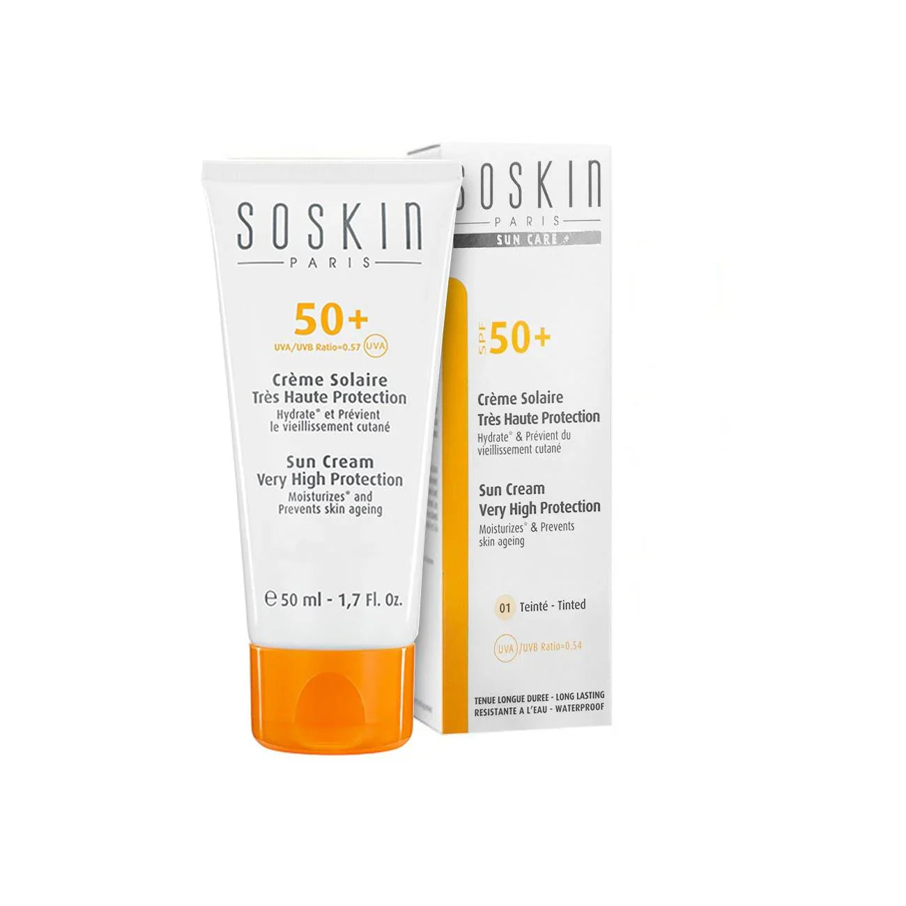 Creme Solaire SPF50+ Teinte - Medaid