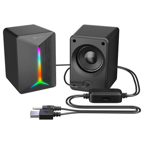 MEETION MT-SP2011 RGB Cool Computer 2.0 Game Speaker Audio Wired - Medaid International