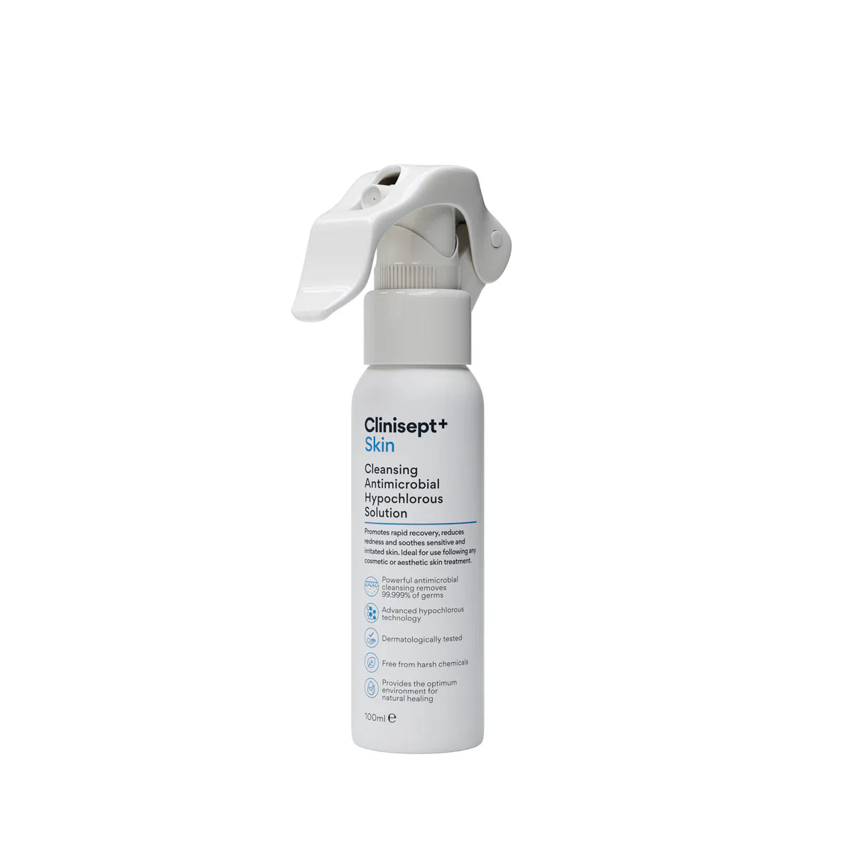Clinisept+ - Skin Cleansing Antimicrobial Hypochlorous Solution 100ml - Medaid International