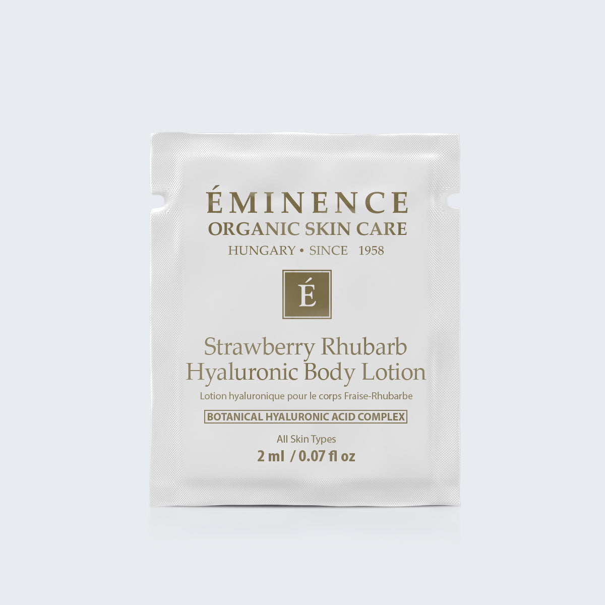 Eminence Organics Strawberry Rhubarb Hyaluronic Body Lotion Card Sample - Medaid