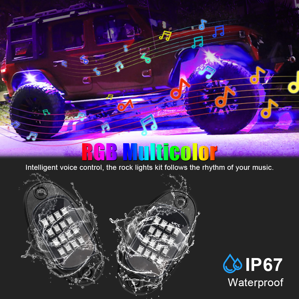 RGB Ambient Wheel Lights – 16M Colors & lamp Music Sync - Medaid International