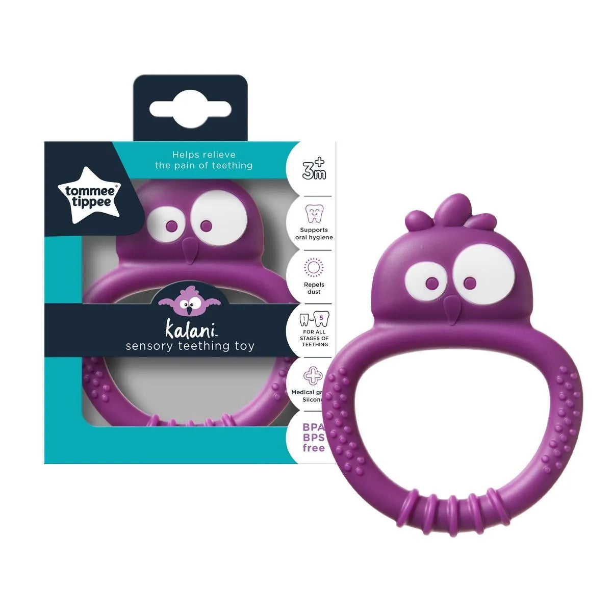 Tommee Tippee – Kalani Sensory Teething Toy 3mn+ - Medaid International