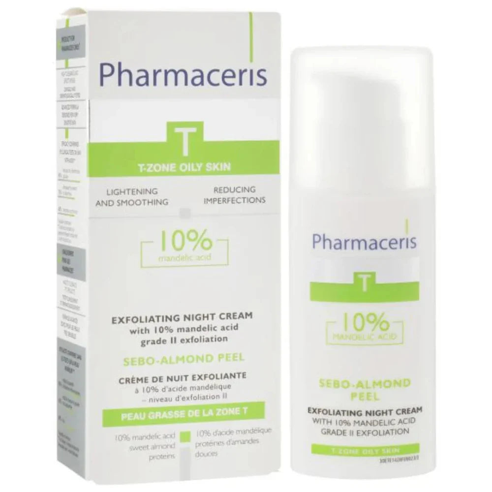 T Sebo-Almond Peel 10% Intensive Exfoliating Night Cream - Medaid International