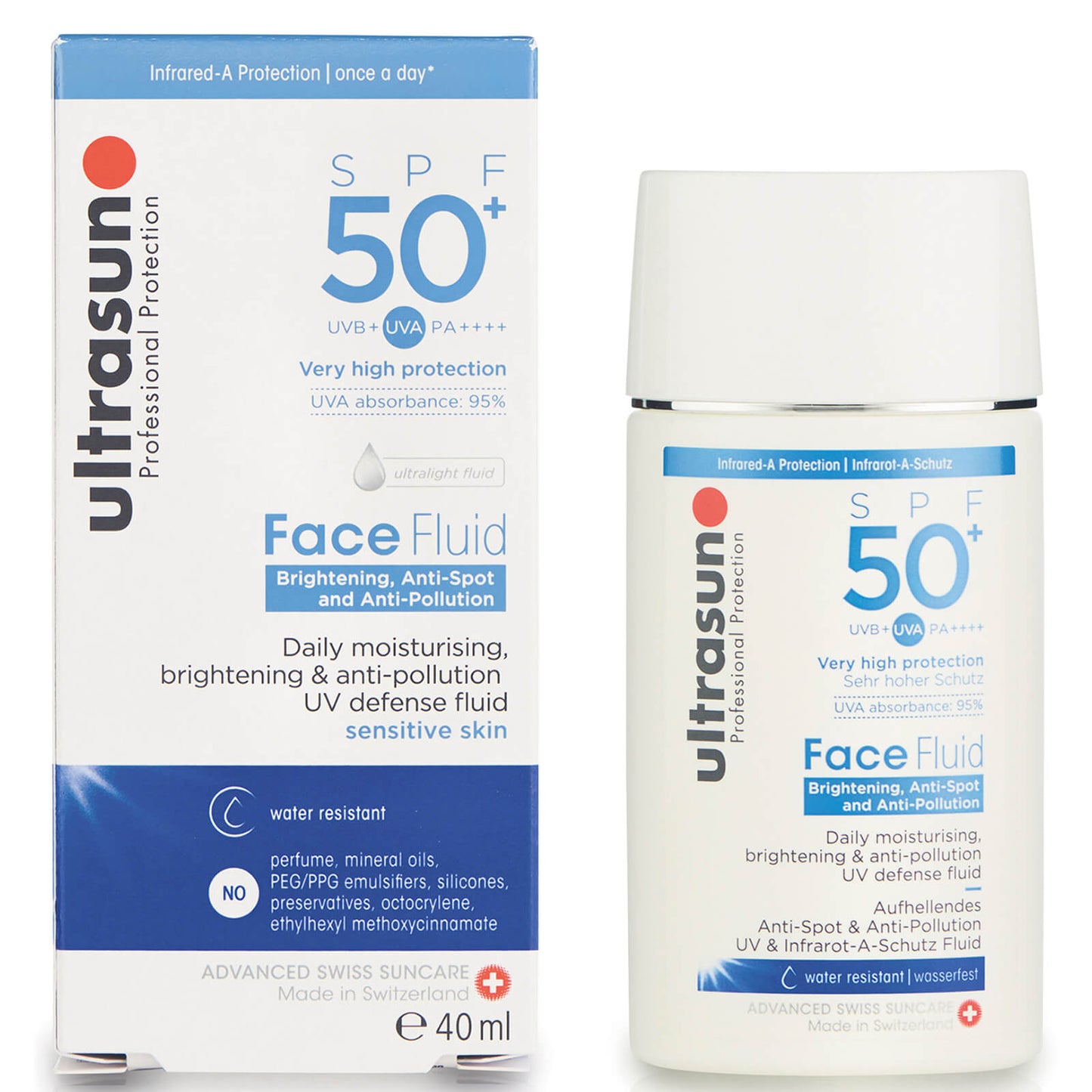 Ultrasun Anti-Pollution Face Fluid Spf50 + 40ML - Medaid International